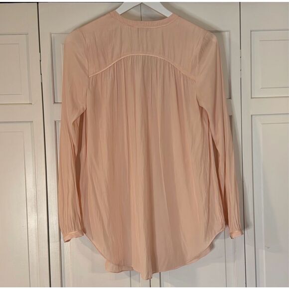 Calypso St. Barth pink vneck blouse size xs - Picture 4 of 8